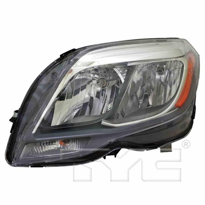 Mercedes Headlight Assembly - Driver Side (Halogen) 2048204139 - TYC 20981200